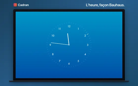 Le cadran Dessau de Cadran sur un Mac
