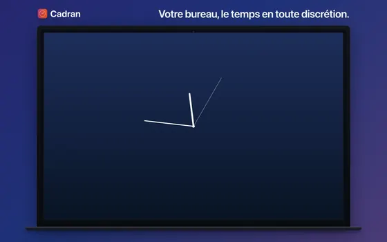 Le cadran Pura de Cadran sur un Mac