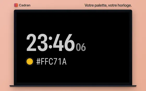 Le cadran Spectrum de Cadran sur un Mac